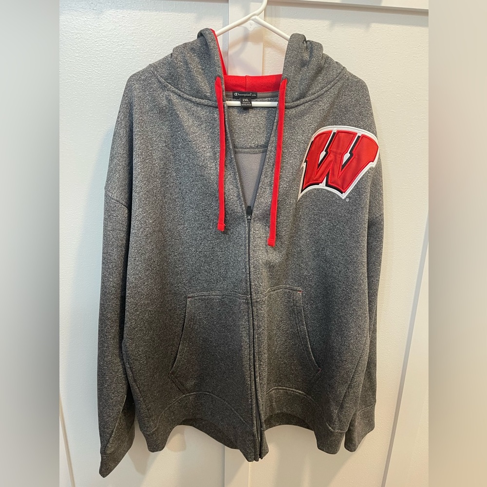 Wisconsin Badger Zip up Hoodie